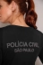 CAMISETA BIOTECH PRATA POLÍCIA CIVIL SÃO PAULO MANGA LONGA