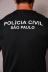 CAMISETA BIOTECH PRATA POLÍCIA CIVIL SÃO PAULO MASCULINA POSITIVA MANGA CURTA 