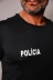 CAMISETA BIOTECH PRATA POLÍCIA CIVIL SÃO PAULO MASCULINA POSITIVA MANGA CURTA 